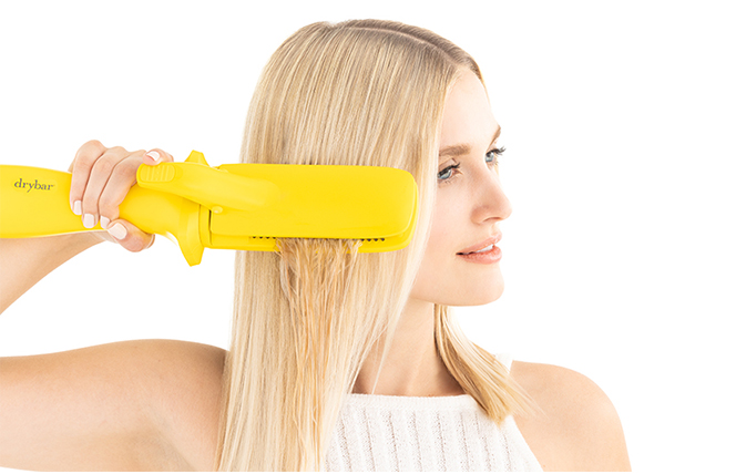 Damp To Straight With Blow-Drying Plates