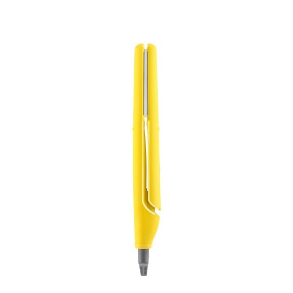 Side view of The Tress Press Straightening Iron pictured closed