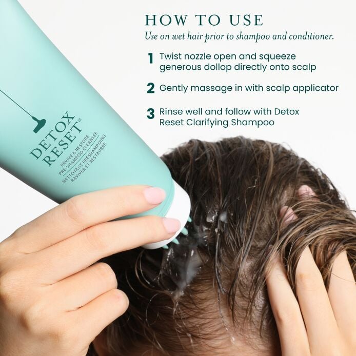 Detox Reset™ Revive & Restore Pre‑Shampoo Cleanser | Drybar