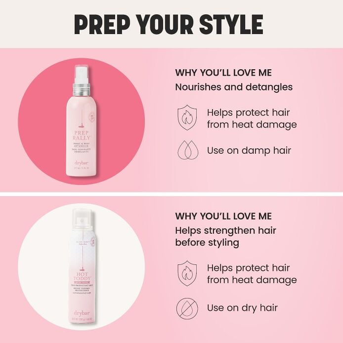 Prep Rally Prime & Prep Detangler Coconut Colada Scent Full Size