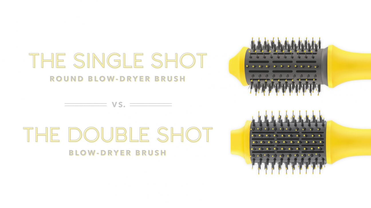 single shot vs double shot drybar