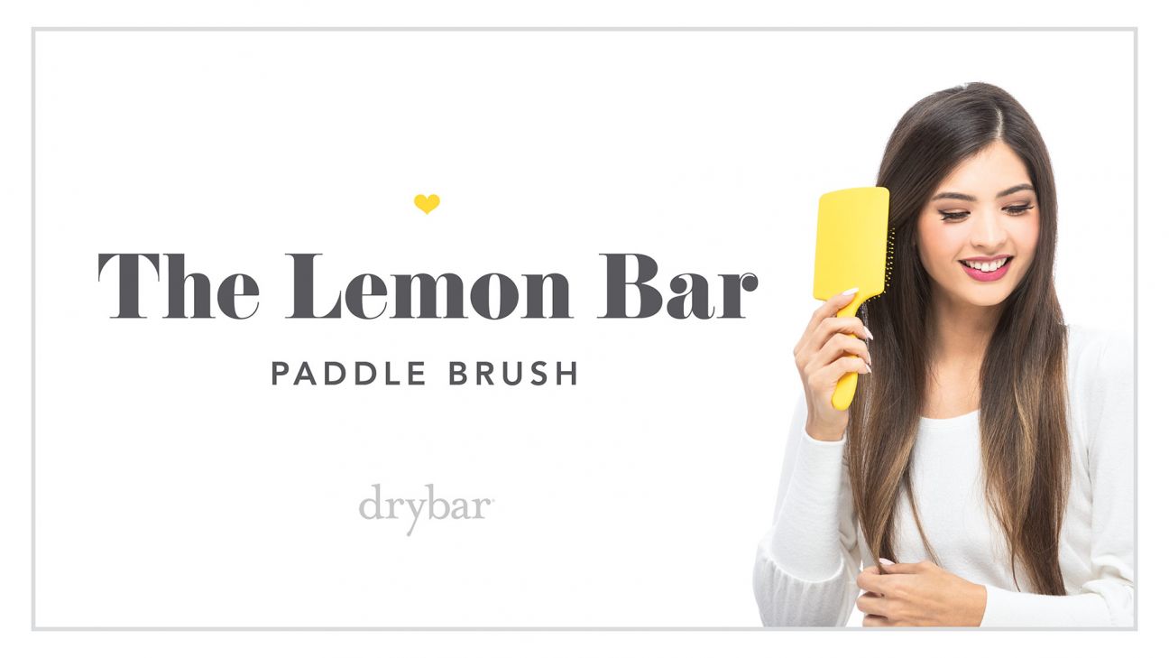 The Lemon Bar Paddle Brush