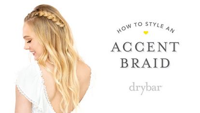 Special Occasion Hairstyle: Accent Braid