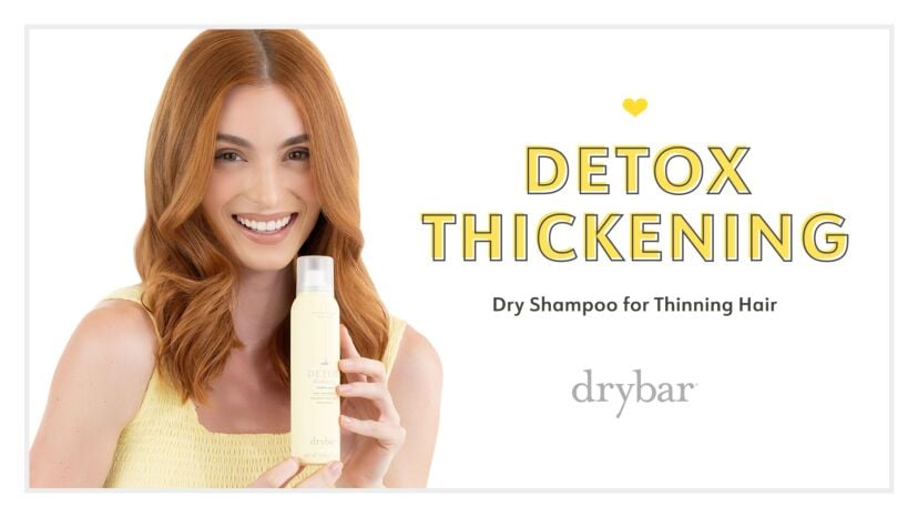Detox Thickening Dry Shampoo for Thinning Hair Video