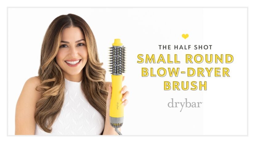 The Half Shot Small Round Blow-Dryer Brush video 