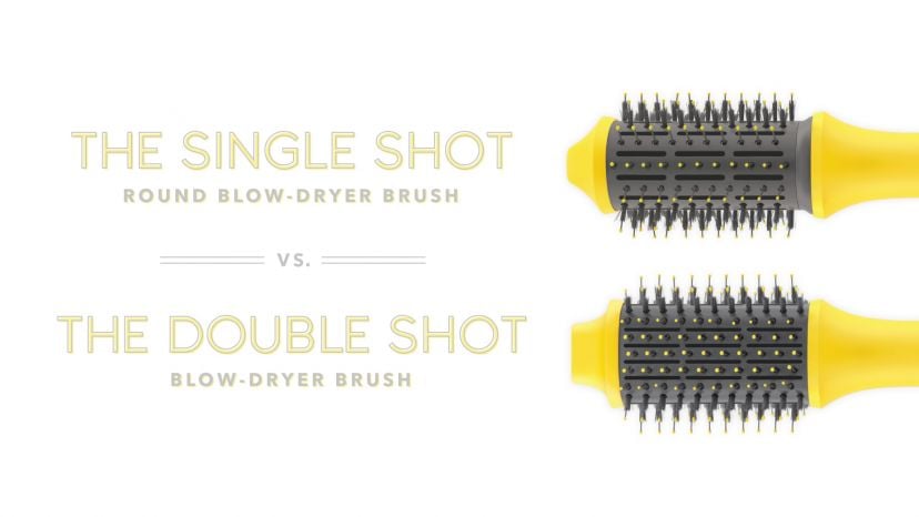 The Single Shot Vs. The Double Shot Blow-Dryer Brush video
