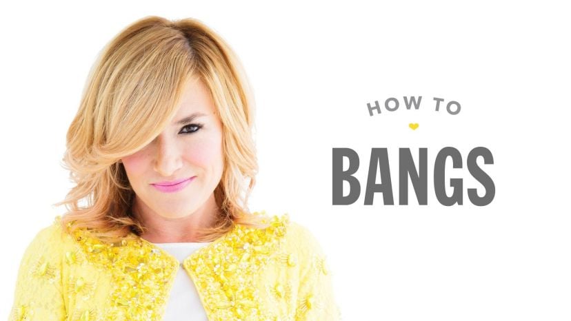 How to Style Bangs