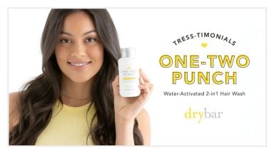 Tress-Timonials: One-Two Punch Water-Activated 2-In-1 Hair Wash