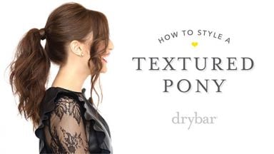 Special Occasion Hairstyle: Textured Pony