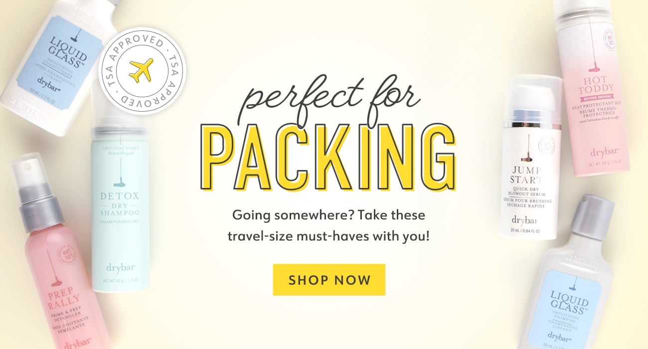 Perfect for Packing.  Going somewhere? Take these travel-size must-haves with you!  Shop Now