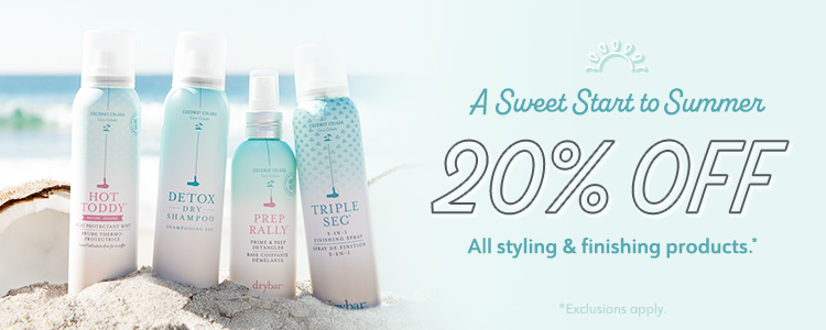 Enjoy 20% Off All Styling & Finishing Products. Exclusions apply. 