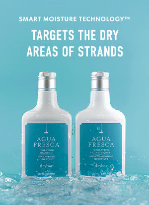 Targets the dry areas of strands